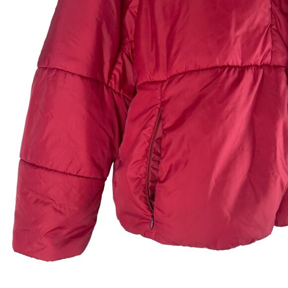 I'M ISOLA Marras Red Full Zip Puffer Jacket Red Size 40/ US 4 - Picture 5 of 9